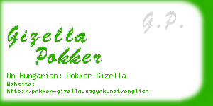 gizella pokker business card